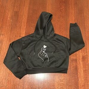 SHEIN cropped hoodie